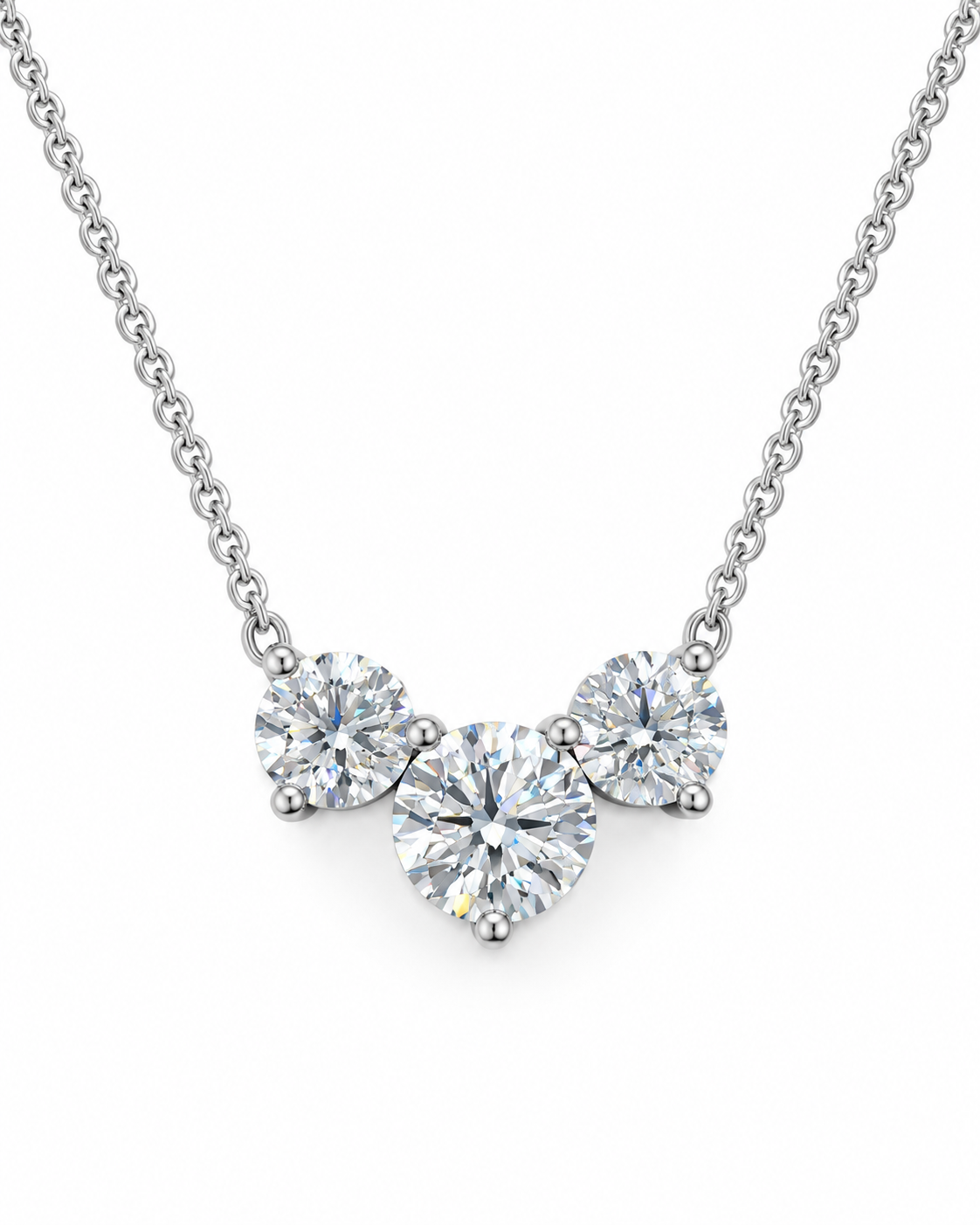 10th Anniversary Necklace 10ct total Lab Grown Diamonds
