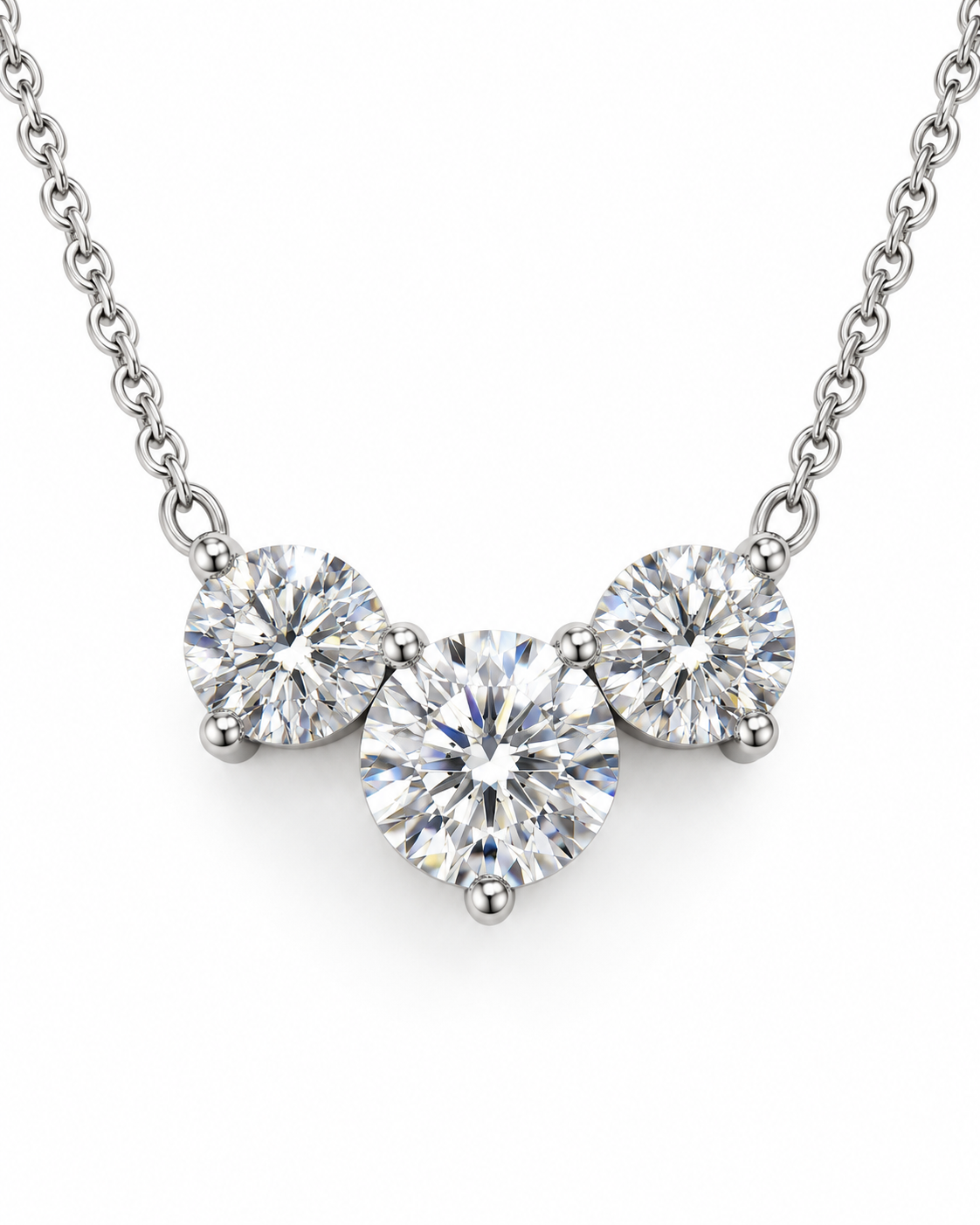 10th Anniversary Necklace 10ct total Lab Grown Diamonds