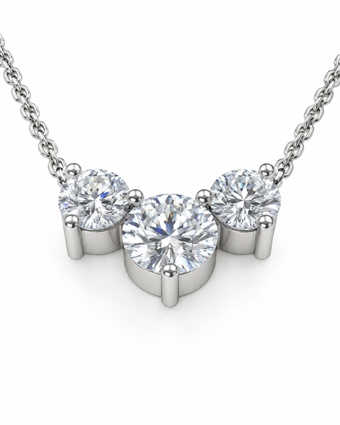 10th Anniversary Necklace 10ct total Lab Grown Diamonds