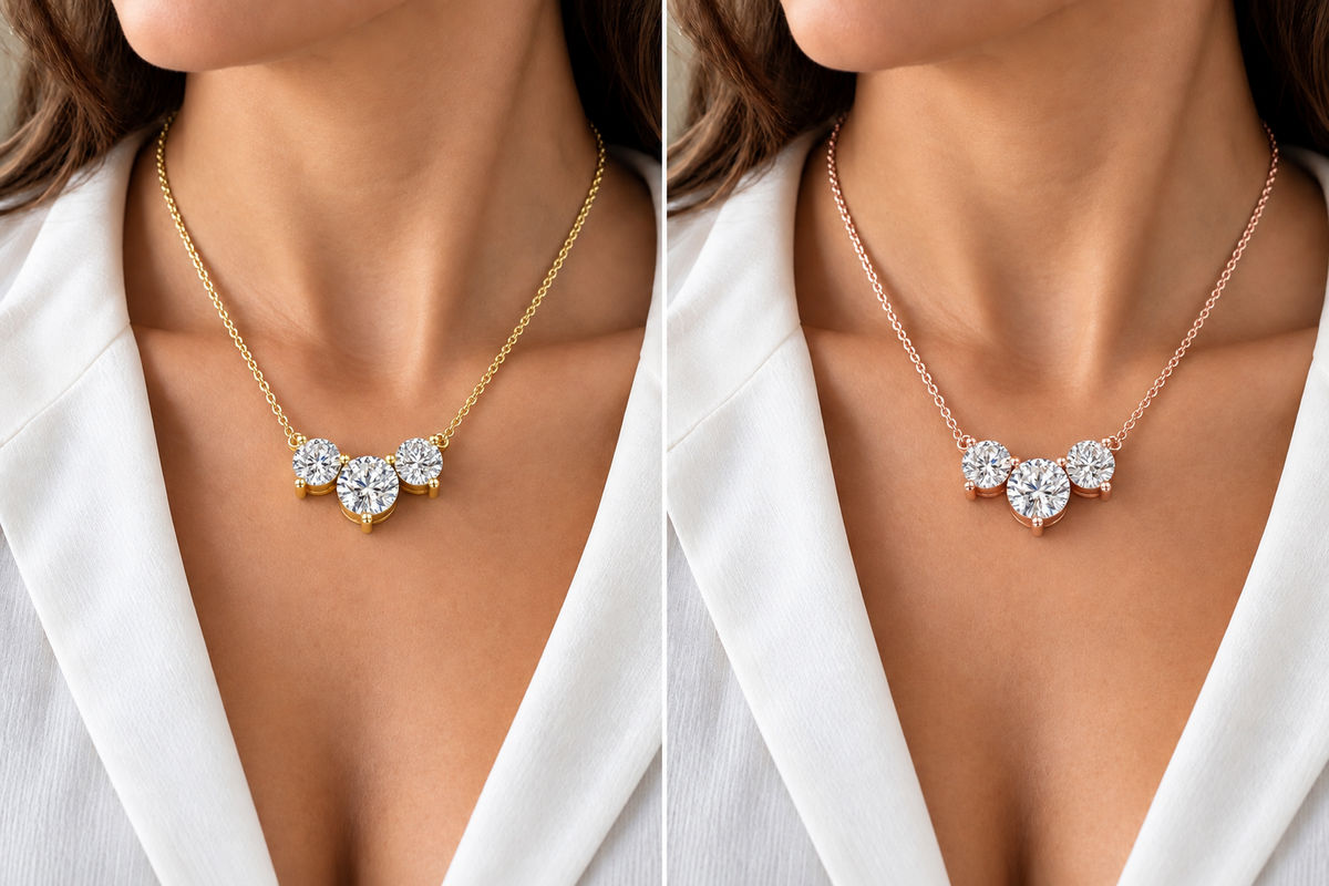 10th Anniversary Necklace 10ct total Lab Grown Diamonds