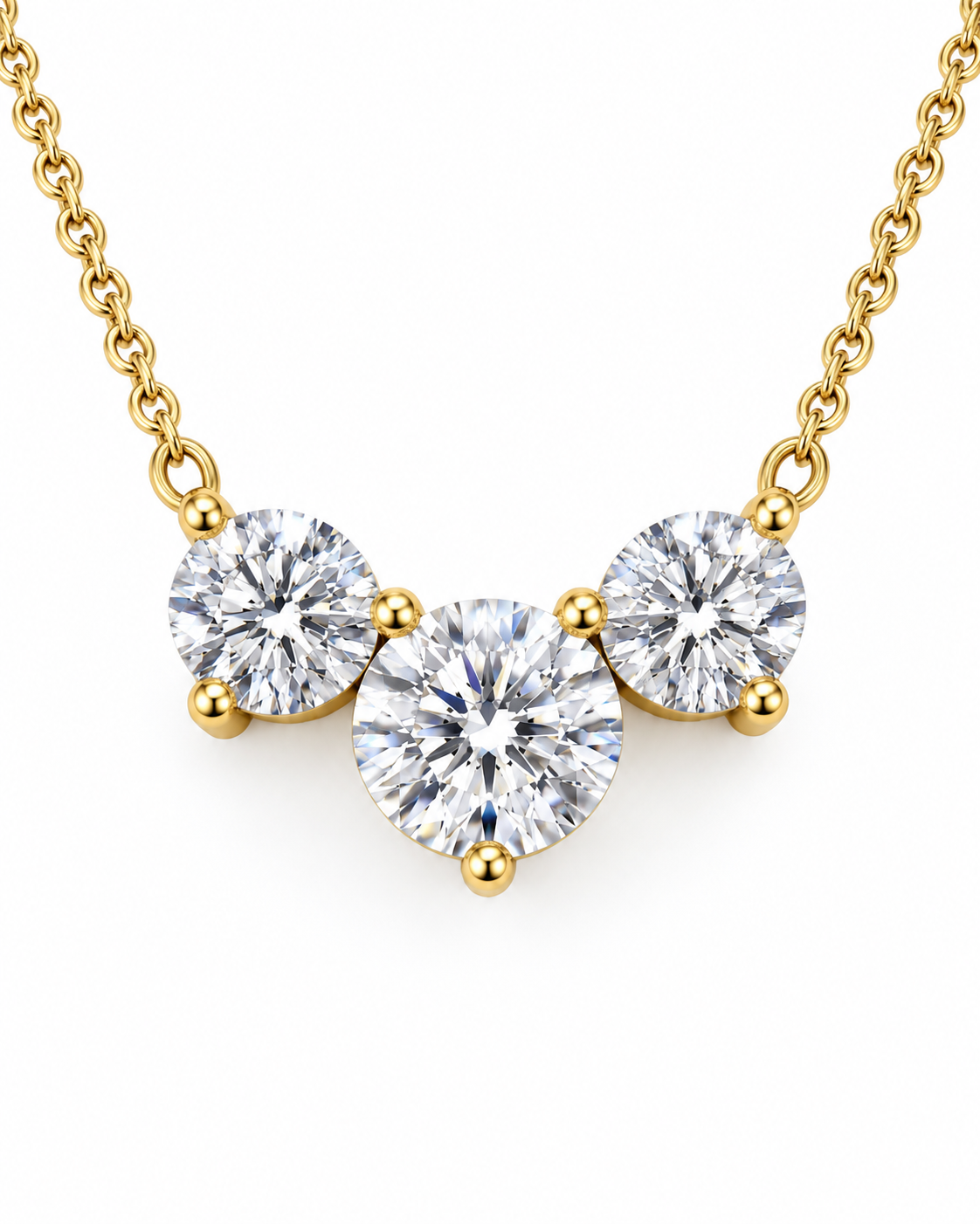 10th Anniversary Necklace 10ct total Lab Grown Diamonds